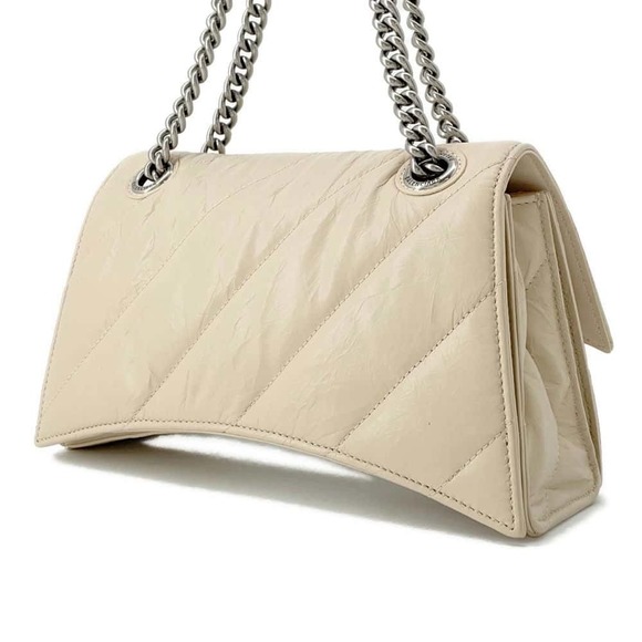 Balenciaga Leather Shoulder Chain Bag Hourglass - Picture 1 of 14